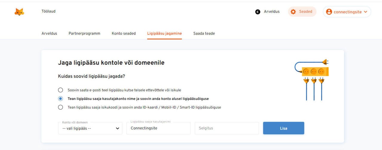 Ligipääsu-jagamine-Veebimajutus.ee